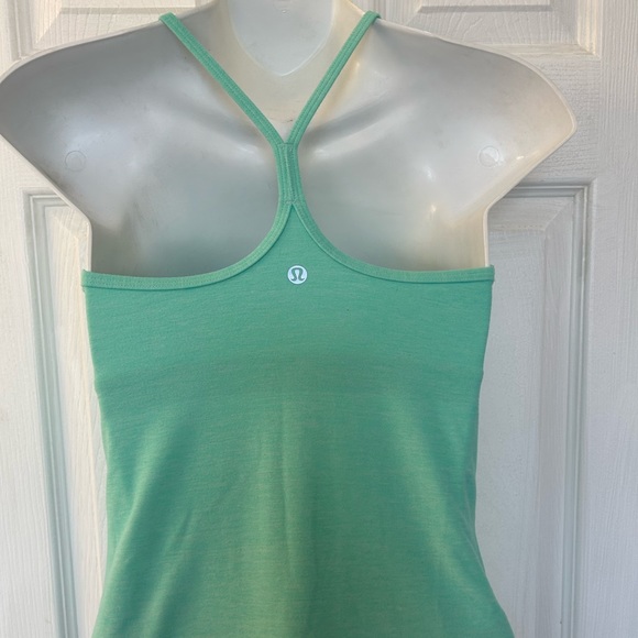 Lululemon Power Y tank in Menthol (mint green, size 4) - Picture 5 of 9